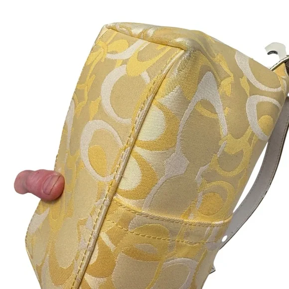 Coach vintage y2k yellow optic c mini bag RARE - Picture 8 of 12